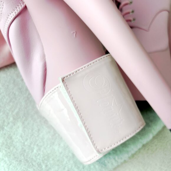 Pleaser - Adore 1021 Pink Heels with matching Heel Protectors - Picture 3 of 4